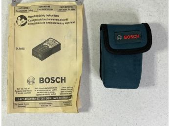Bosch Laser DLR165 Rangefinder (in Carrying Case W/ Manual)