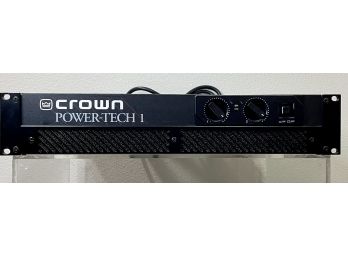 Crown Power-Tech 1 Powered Amplifier 2 Channel Professional Stereo Studio Amp