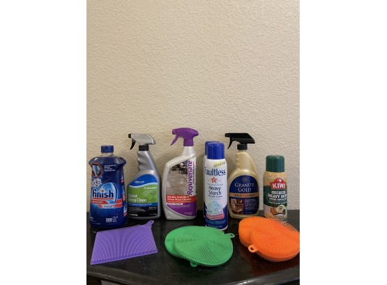 Lot Of Cleaning Products
