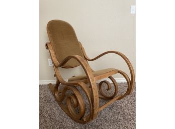Oak Bentwood Rocking Chair