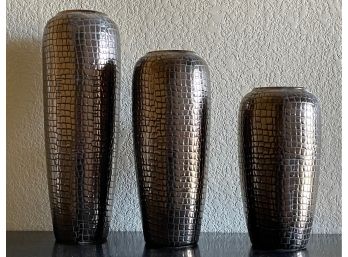 Set Of 3 Vases