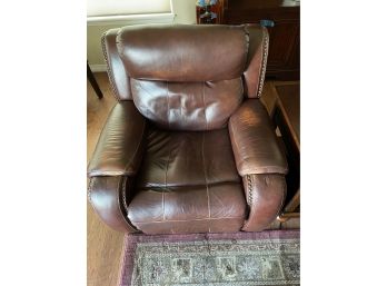 Leather Recliner With Electric Controls