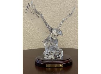 Lead Crystal Eagle Figurine
