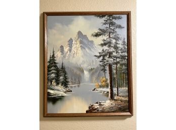 Original Winter Landscape Painting