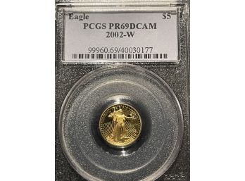 2002-W $5 Eagle PCGS PR69DCAM