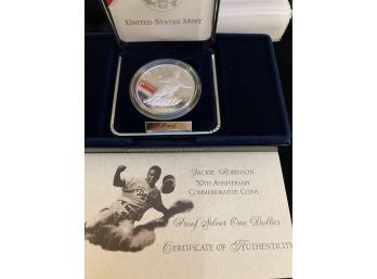 1997-S Jackie Robinson Silver Dollar Proof