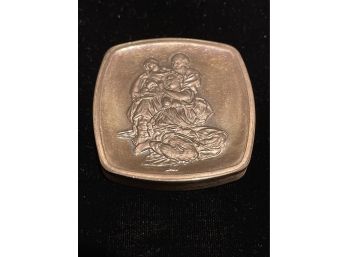 2000 Grains Sterling Silver Holy Family 4 Oz.
