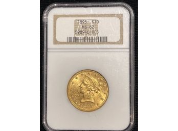 1895 NGC MS62 Ten Dollar Liberty Gold