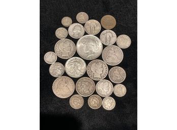 23 Coins - Great Start For Type Set. Look Closely.