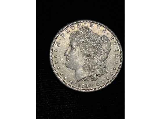 1890-S Morgan Silver Dollar - Nice