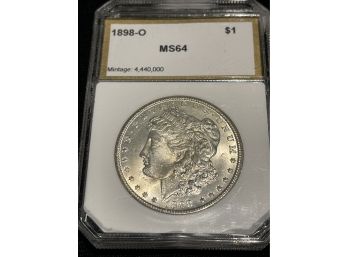 1898-O PCI MS64 Morgan Silver Dollar