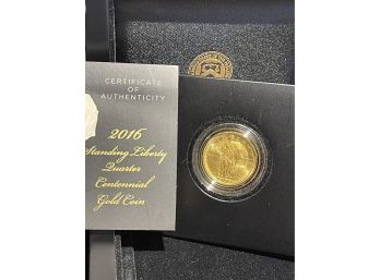 2016-W US Mint Standing Liberty Centennial Gold Coin
