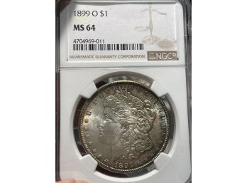 1899-O NGC MS64 Morgan Silver Dollar