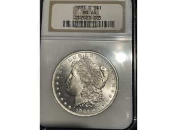 1883-O NGC MS65 Morgan Silver Dollar 'Beauty'
