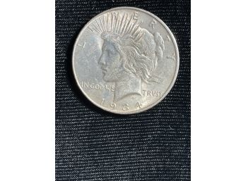 1934-D Peace Silver Dollar High Grade