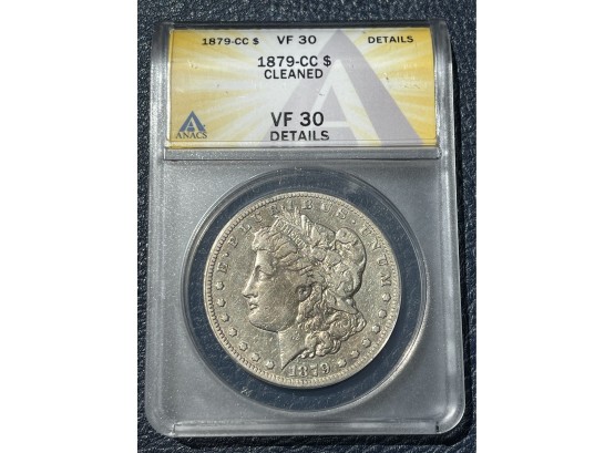 1879-CC Silver Dollar VF30 Cleaned