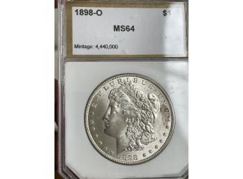 1898-O Morgan Silver Dollar MS64 PCI