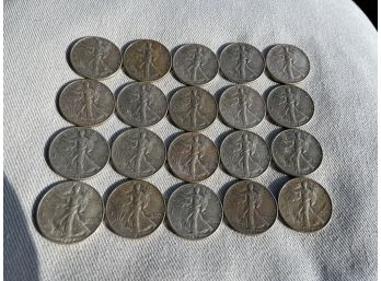 10 Dollars Face Silver Coins