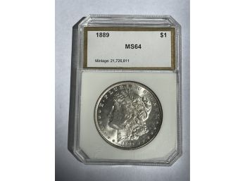 1889 Morgan Silver Dollar MS64 PCI