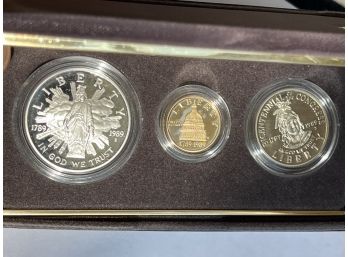 1989 US Congressional 3 Coin Proof Set