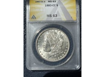 1883-CC Silver Dollar MS63
