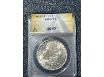 1884-CC Silver Dollar MS63