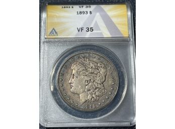 1893 Silver Dollar VF35