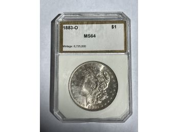 1883-O Morgan Silver Dollar MS64 PCI