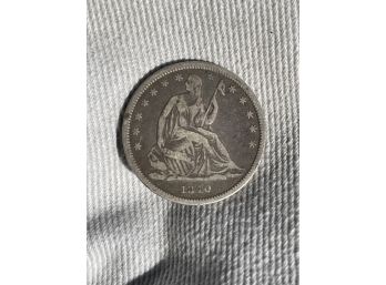 1840 Liberty Seated Silver Half Dollar