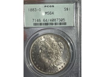 1883-O Morgan Silver Dollar MS64 PCGS