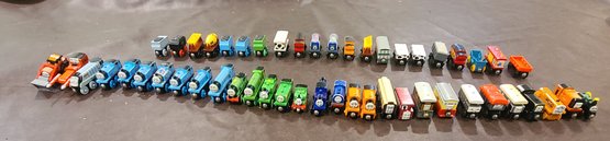 Massive Thomas The Train  Wooden And Metal Train Collection With Attachments
