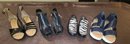 3 Leather Franco Sarto Women's Shoes. Size Seven And One Pair Of New Steve Madden Shoes Size Seven