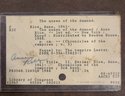 Anne Rice Author Signed The Queen Of The Dammed  Library Of Congress Card