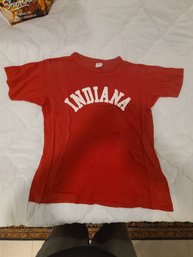 Vintage Champion Indiana Red Size L Tee Shirt