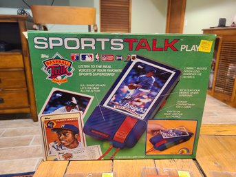 Retro New Old Stock 1989 Topps Baseball Talk Collection Of 9 Card Sets & Sports Talk Player NEW In Box