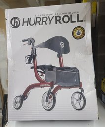 Brand New Hurry Roll Rolling Walker In Red #4