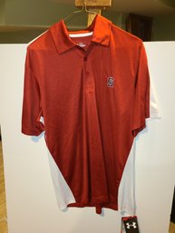 New Stanford Men's Golf Shirt Size Medium