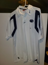 New Nike Drifit Penn State Golfshirt Medium