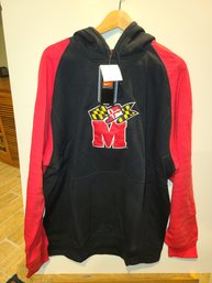 New Nike Maryland Terps Hooded Sweatshirt  Size L