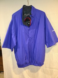 New With Tags, Dry Joy's Golf. Pull Over Short Sleeve Rain And Windjacket Size Large.