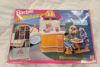 New Old Stock Barbie McDonald's Restaurant With Talking Drive-through Unopened 1994