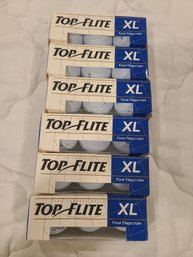 New Six Packages Of Top Flight X L Torture Directory Is Eighteen Total Golf Balls Brand New