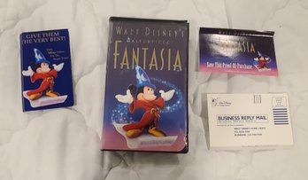 Walt Disney's Fantasia V H S Tape. # 1132