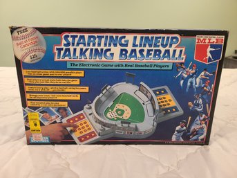 Retro Gem!  New In The Box 1988 Starting Lineup. Talking Baseball Parker Brothers.