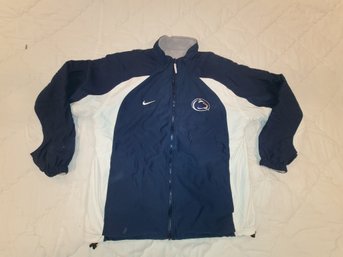 Retro Nike Penn State Reversible Thermo Fit Jacket Gently Used Men's Large