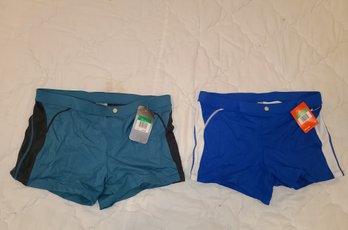 2 New With Tags Nike Swim Jammer Style Swim Trunks Fitted Men's Large 2 Pairs. #2