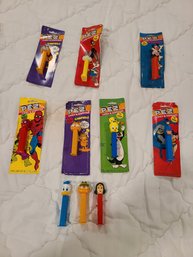10 Retro 1980s Pez Dispencers 7 With Packaging And Loose Plastic