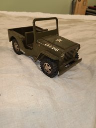 Vintage 1960's Era Tonka US Army Jeep GR2-2431 Pressed Steek US Military Toy