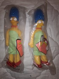 New Old Stock Burger, King 1990 Marge Simpson,  12' Collector's  Toy Doll