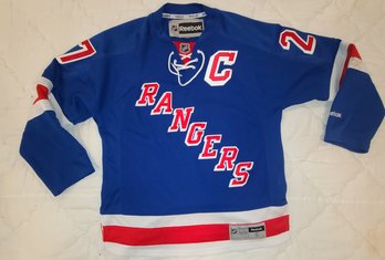 Reebok Premier New York Rangers McDONAGH #27 NHL Hockey Jersey Adult S Blue Sewn